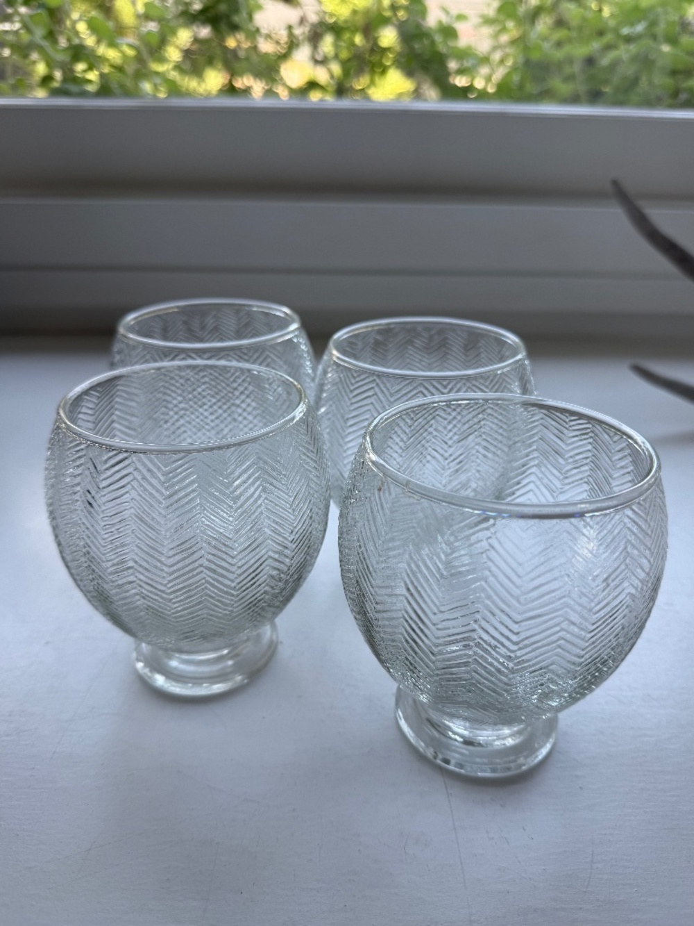 Anthropologie Juice Glasses